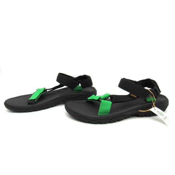 TEVA MEN'S HURRICANE XLT2 SANDALS IN BLACK GREEN SZ 10 - Picture 4 of 9